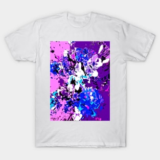 Deep Purple Abstract T-Shirt